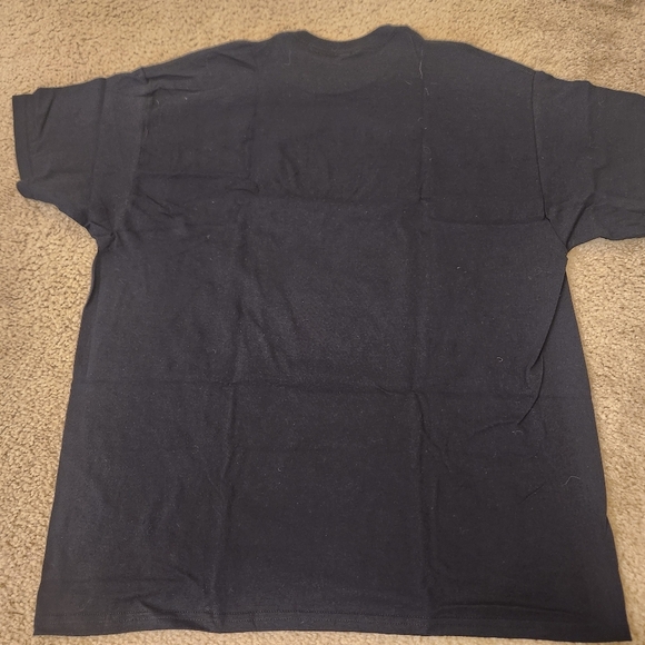 Mens Black Steelers Short Sleeved Printed T Shirt Football Size XL Gildan #E127 - Picture 6 of 6